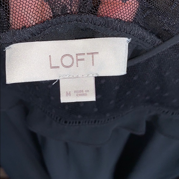 Loft Blouse with sheer panel and sleeves - Picture 6 of 7